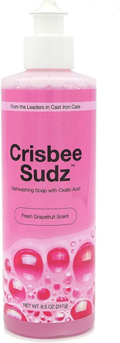 Crisbee Sudz - Jabón De Hierro Fundido Con Ácido Oxálico Par