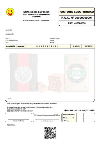 Software Para Ferretería Facturación Electrónica Pago Unico