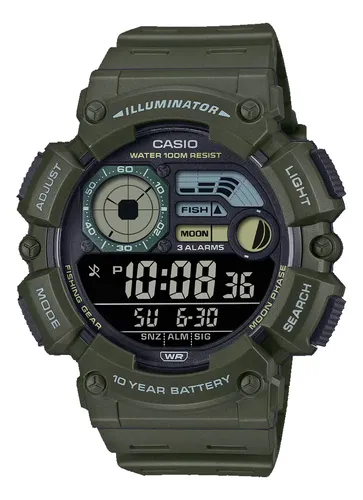Reloj Casio Ws-1500h-3bv Sumergible Original