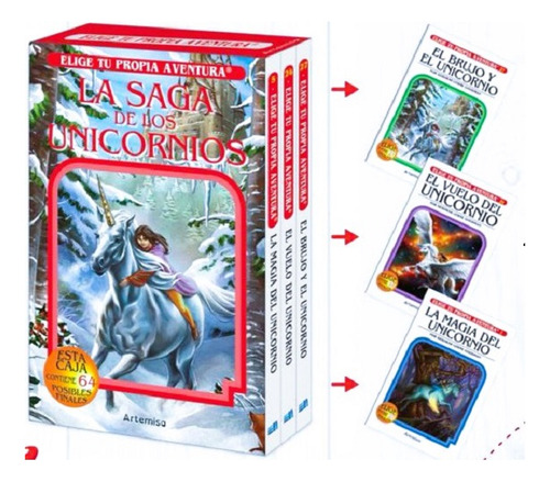 Elige Tu Propia Aventura-la Saga De Los Unicornios Pack 3