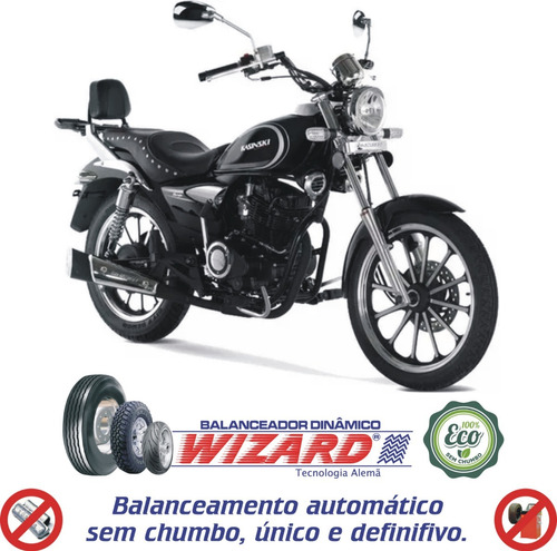 Balanceamento Dinâmico Roda Pneu Moto Kasinski Mirage 150