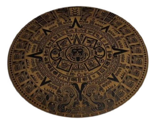 Cuadro Calendario Azteca Mdf Durolac