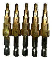 Comprar Broca Escalonada 4 A 12 Mm. Pack 5 Unidades