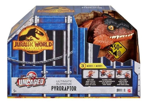 Jurassic World Dominion Pyroraptor Movimientos Y Sonidos