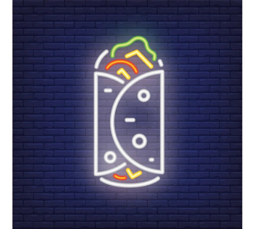 Imagen 10 de 10 de Letras Luminosas Figuras Neon Led. Texto Con Luz De Colores.