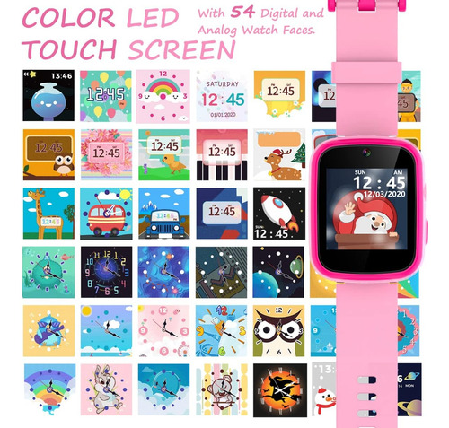 Reloj Inteligente Para Edad De 3 A 10 Años, Con Pantalla Tác