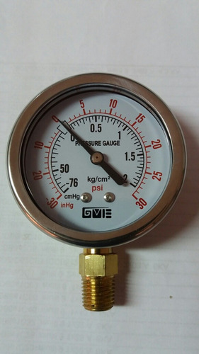 Vacuometro De -30 A 30 Psi
