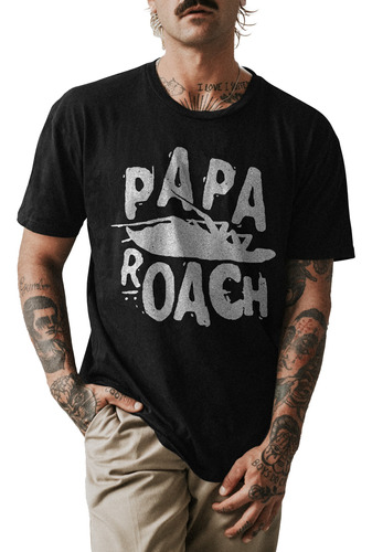 Polo Personalizado Banda Papa Roach Rock Nu Metal 002