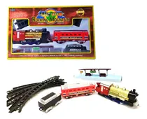 Comprar Tren Infantil Locomotora Vagones Estacion Mundo Pre Fd237013