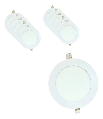 Paquete Lampara Empotrable Led 35 Pz 9w  20 Ajustable 18w 