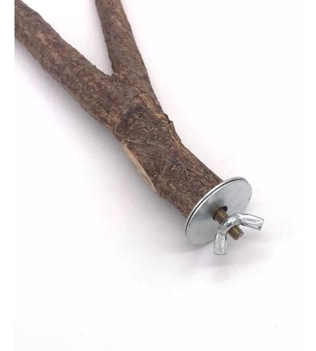 Imagen 5 de 8 de Juguete Para Ave Pájaro Percha Natural 30cm / Codystore