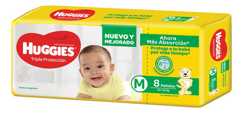 Huggies Pañales Huggies Triple Protección Triple Protección - 8 - M