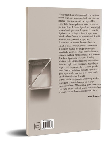 Imagen 2 de 4 de 1, 2, 3, 4 Tomo I - Jacques-alain Miller