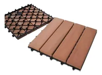 Comprar Baldosa Deck Encastrable De Madera 30x30cm, Precio X Baldosa