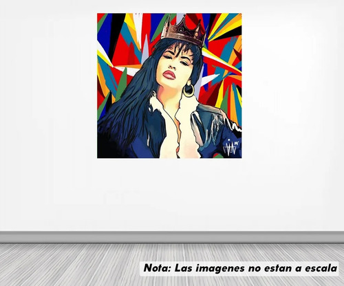 Vinil Sticker Pared 40cm Lado Selena Quintanilla Modld0026