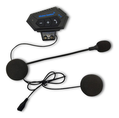 Capacete Headset Music Black Call Phone E Bt Interphone For