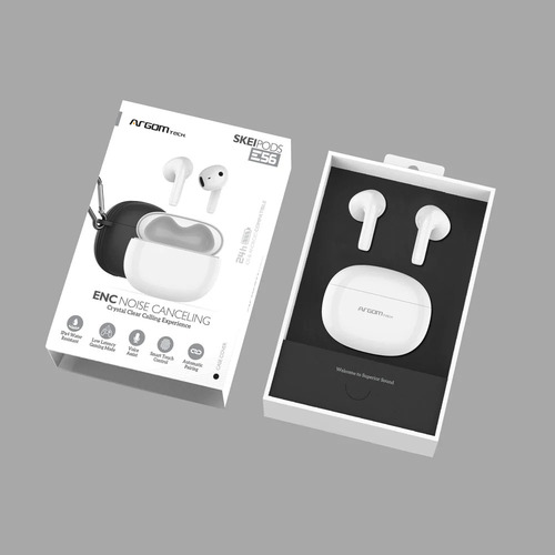 Audífonos Bluetooth Argom Tech Skeipods E56 Blanco