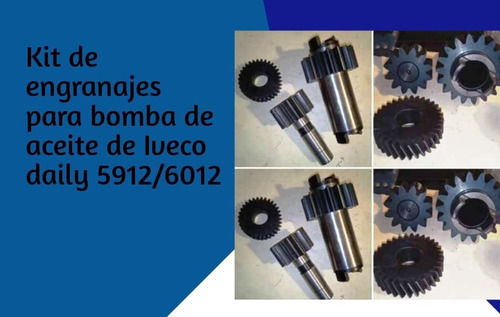 Engranajes Cod110 Para Reparar Bombas De Aceite  Iveco Daily