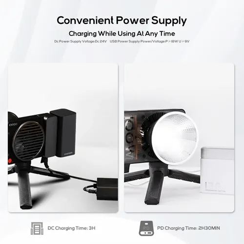 Zhiyun Cinepeer Cx100 100w 2700k-6500k Video Led Light | Frete grátis