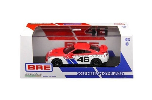 Nissan Gtr R35 2015 De Colección Escala 1:43 Greenlight