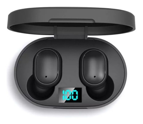 Audífonos In-ear Inalámbricos Bluetooth  Negro Audífonos 