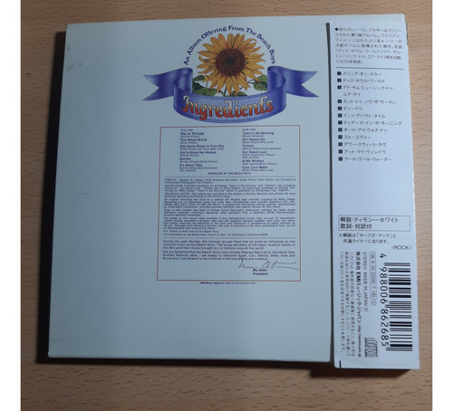The Beach Boys - Sunflower / Mini Lp / Japonés / Cd (Usado)