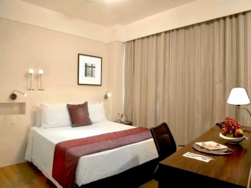 Imagem 7 de 15 de Flat Em Alphaville Para Investimento, Apartamento Cozinha - Sf12482