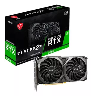 Processador Gráfico Msi Geforce Rtx 3060 Ventus 2x Oc 8gb