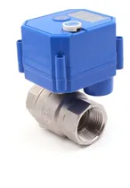 Comprar Valvula Bola Motorizada 1  Acero Inoxidable Actuador 2 Via 3