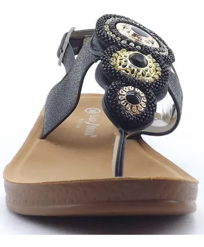 Sandalias Lady Stork Camelot Ojota Baja Verano Sacha