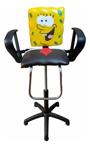 Sillón De Corte Infantil Para Estéticas Mod. Bob Esponja