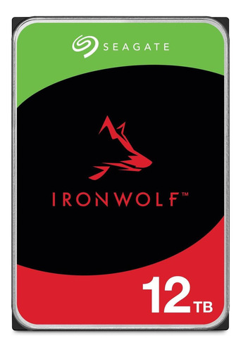 Disco rígido Seagate Ironwolf 3.5" 12TB Sataiii para NAS