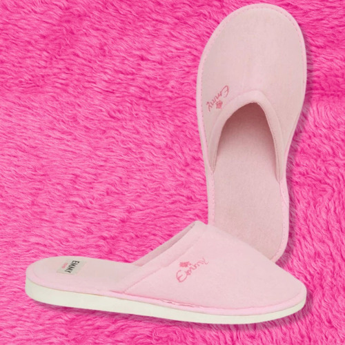 Imagen 4 de 6 de Pantuflas Mujer Invierno Cerradas Dama Emmy Algodón 652