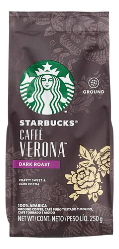 Café Torrado e Moído Starbucks Caffè Verona Pacote 250g