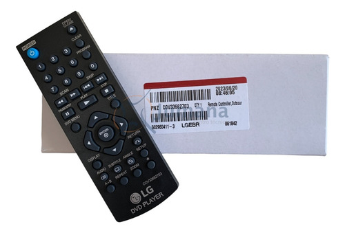 Controle Rem LG Dk7921 Dp122 Ds7532 Dv457 Dv556 Dv586 Dv7352
