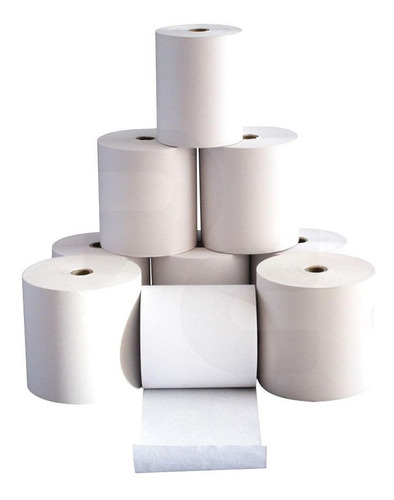 Termico 80x80mm Papel Rollo 80m - Pack 10