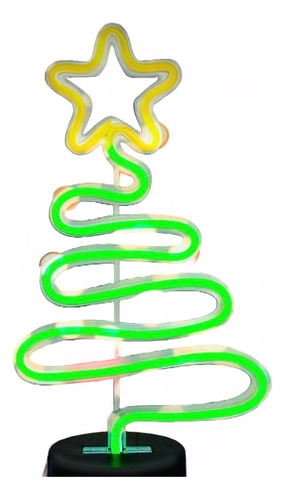 Adorno Mini Árbol  Luminoso Neon Regalo