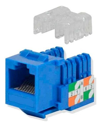 Jack Coupler Rj45  Keystone Hembra Cat6 Inserto