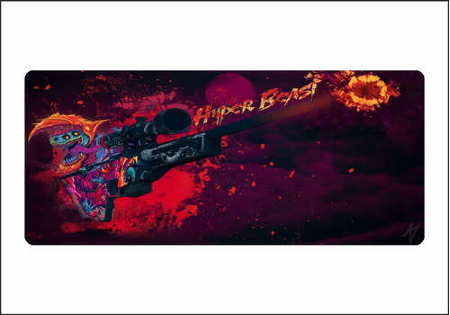 Mouse Pad Gamer L Hyper Beast