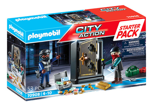 Playmobil 70908 City Action Starter Pack Caja Fuerte