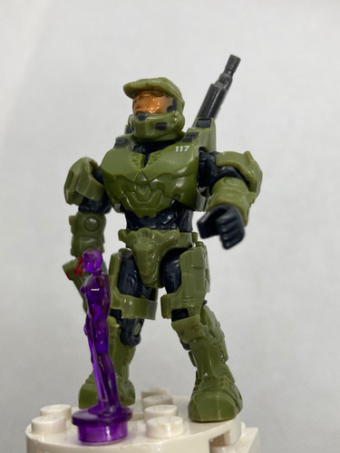 Halo Master Chief Y Cortana Mega Construx Original (Usado)