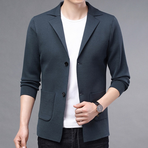 Chaqueta De Punto Para Hombre, Blazers, Abrigos, Tejidos [u]