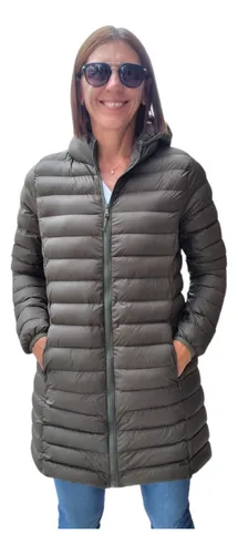 Chaqueta larga verde militar cheap