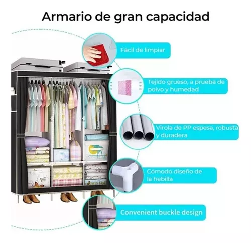 Plegable Closet Organizador De Ropa Multifunción Armarios