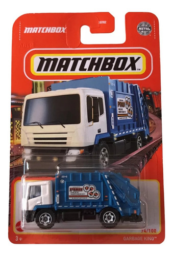 Matchbox Camion De Basura Garbage King  Car Toy