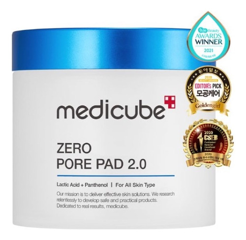 Tônico facial Medicube Zero Pore Pad 2.0 (70 pastilhas) em pastilhas Hora da aplicação Tipo de pele noturna Todos os tipos de pele