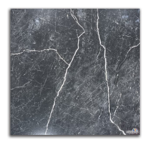 Ceramica Cañuelas 61x61 Rectificada Nero Marquina Brillo Xm2