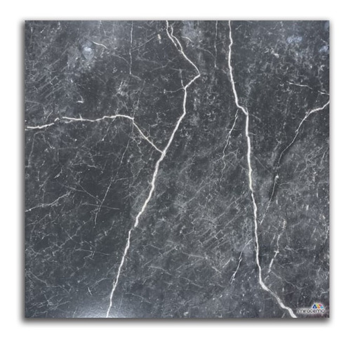 Ceramica Cañuelas 61x61 Rect. Nero Marquina Brillante