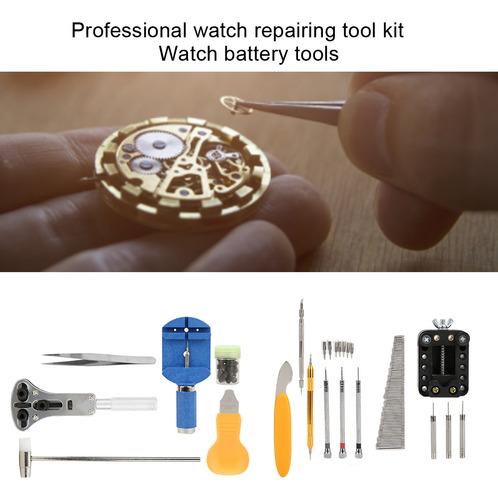 Set De Herramientas De Reparación De Relojes Para Cambiar La