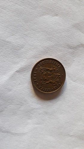 Moneda 2 Cents South Africa 1981